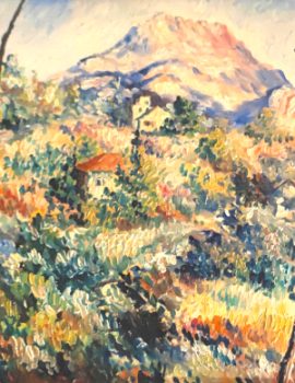 Jacques Pellegrin peintre aix sainte victoire